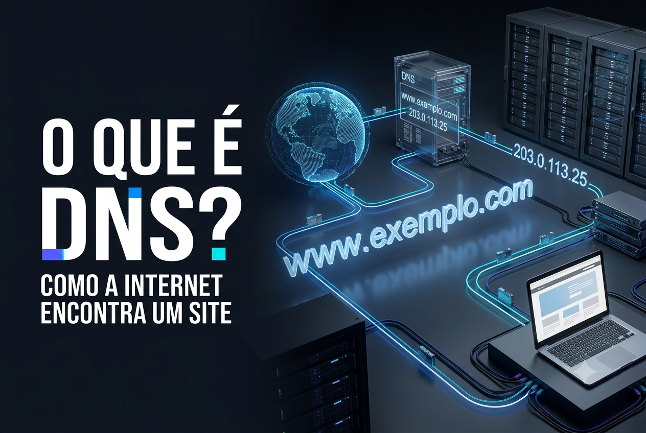 O que é DNS? Entenda Como a Internet Encontra um Site