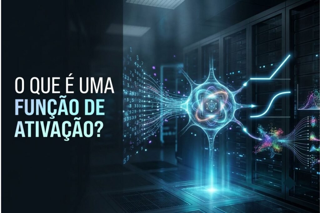 Representação de diferentes funções de ativação em uma rede neural, incluindo ReLU, sigmoid e softmax.