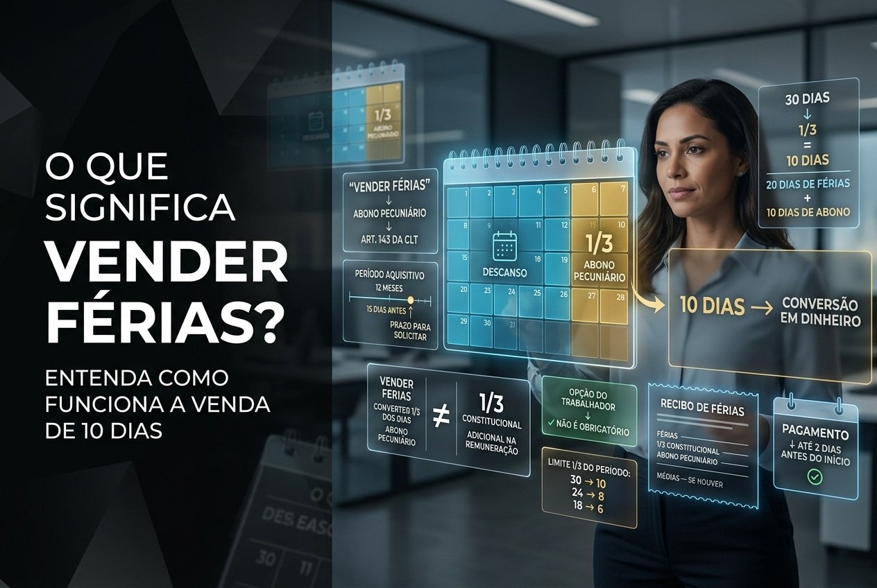 O que significa Vender Férias? Entenda Como Funciona a Venda de 10 Dias