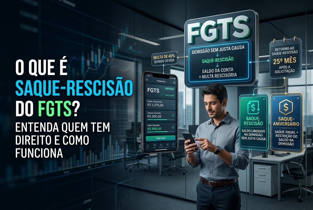 O que é Saque-Rescisão do FGTS? Entenda Quem Tem Direito e Como Funciona